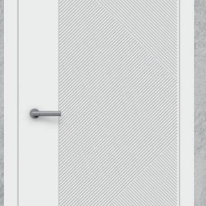 Межкомнатная дверь Синди-13 белая эмаль