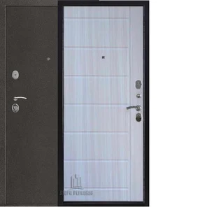 Входная дверь Галеон-2 антик темное серебро/сандал светлый