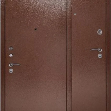 Входная дверь ДА-9 антик медь металл-металл