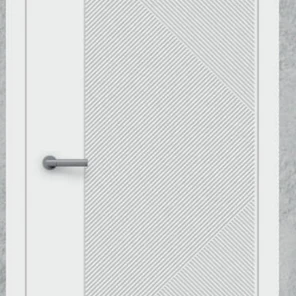 Межкомнатная дверь Синди-13 белая эмаль