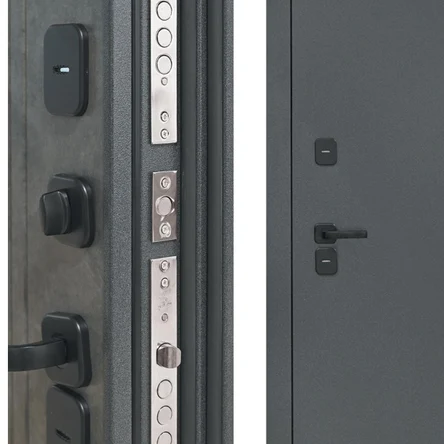 Входная дверь Терма букле графит бетон лофт грей