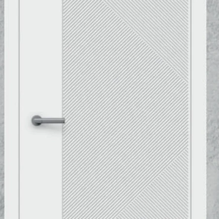 Межкомнатная дверь Синди-13 белая эмаль