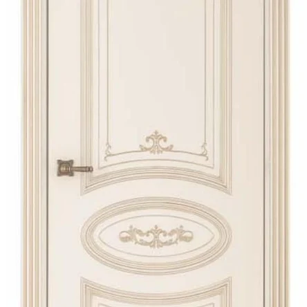 Межкомнатная дверь Багет-3 эмаль слоновая кость