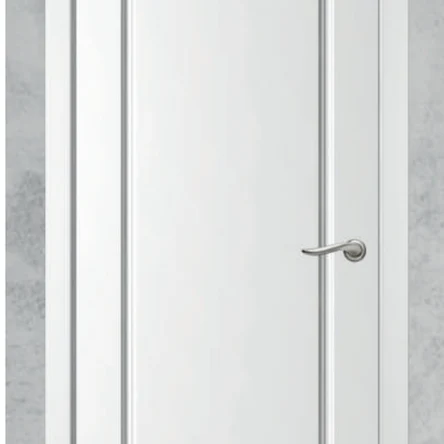 Межкомнатная дверь Скай-1 эмаль , белая ,ваниль,RAL 7047,серая   47